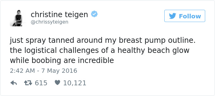 Christine Teigen Tweets