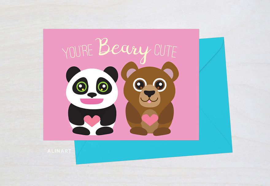 I Illustrated 20 Pun-tastic Animal Cards To Spread Love And Kindness