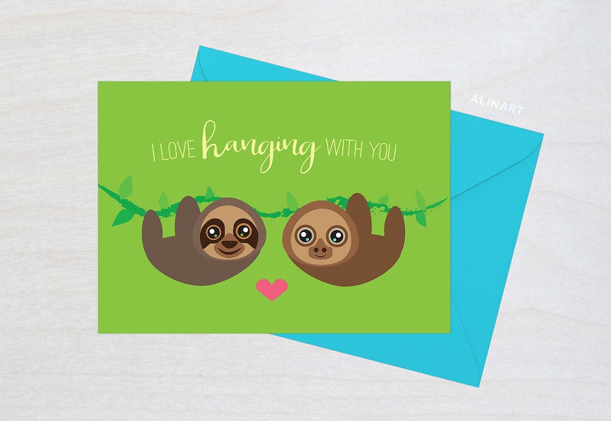 I Illustrated 20 Pun-tastic Animal Cards To Spread Love And Kindness