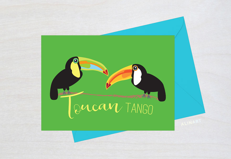 I Illustrated 20 Pun-tastic Animal Cards To Spread Love And Kindness