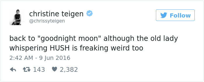 Christine Teigen Tweets