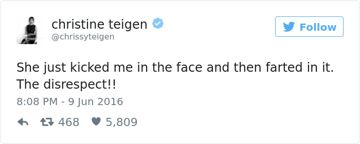 Christine Teigen Tweets