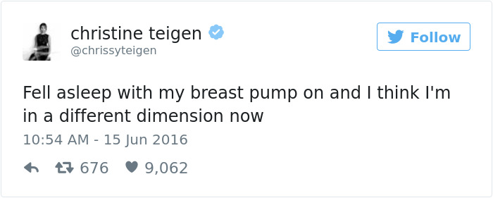 Christine Teigen Tweets