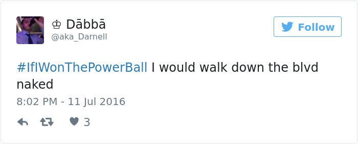 If I Won The Powerball