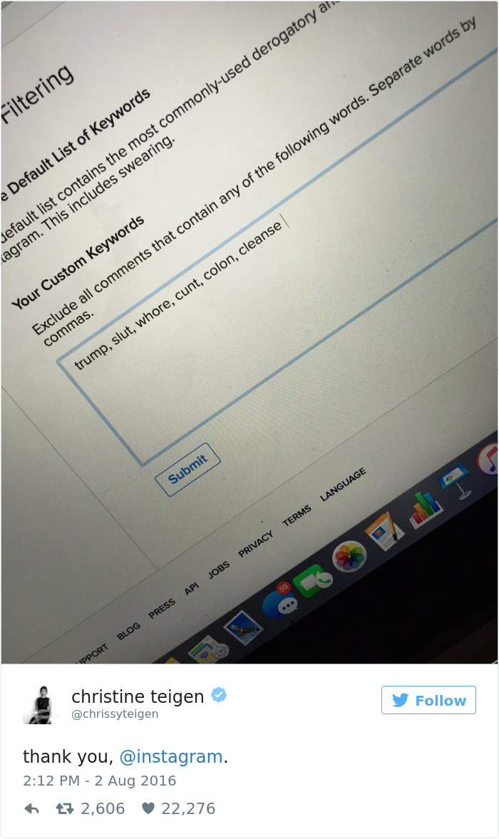 Christine Teigen Tweets