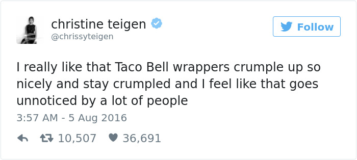 Christine Teigen Tweets