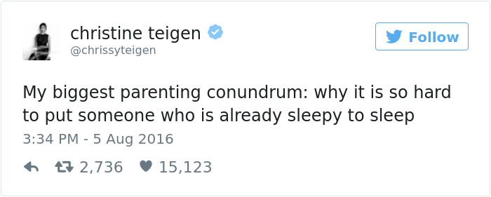 Christine Teigen Tweets