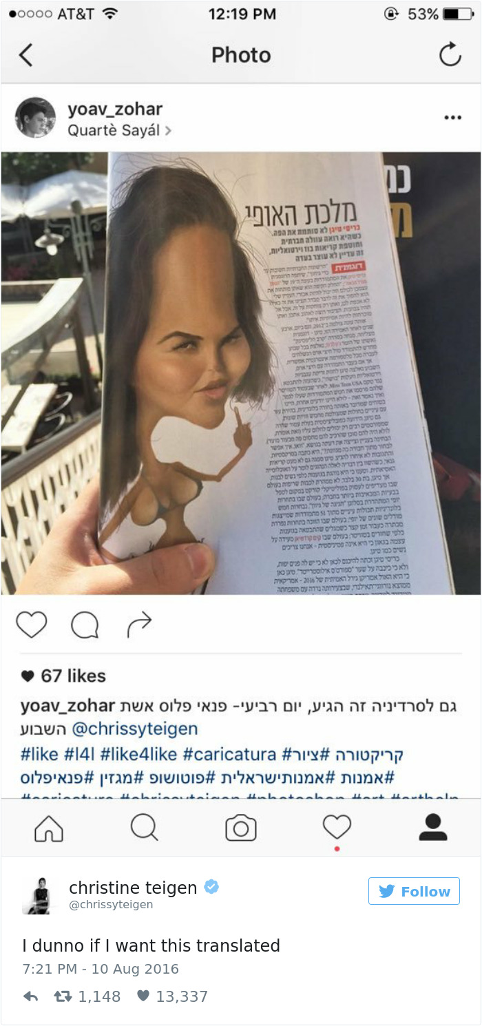 Christine Teigen Tweets