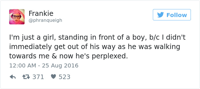 Tweets About Being A Woman