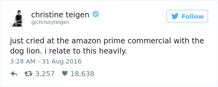 Christine Teigen Tweets