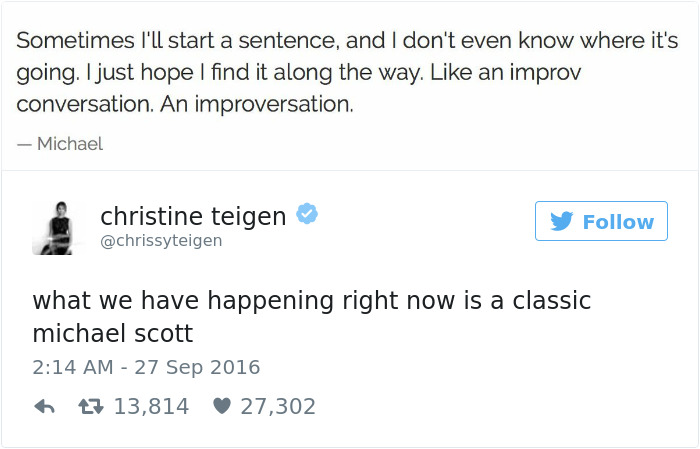 Christine Teigen Tweets