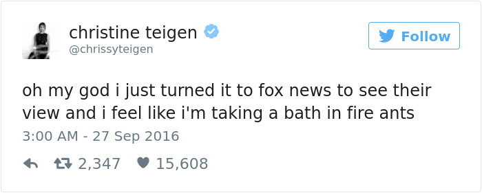 Christine Teigen Tweets