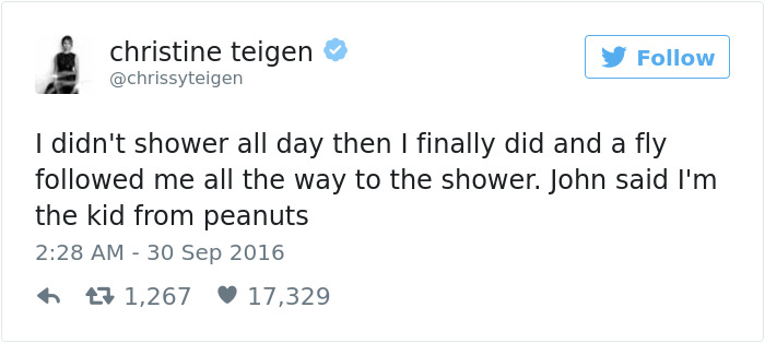 Christine Teigen Tweets