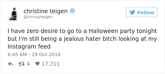 Christine Teigen Tweets