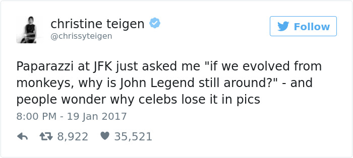 Christine Teigen Tweets
