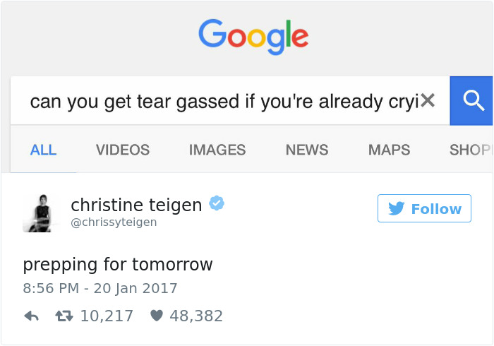 Christine Teigen Tweets