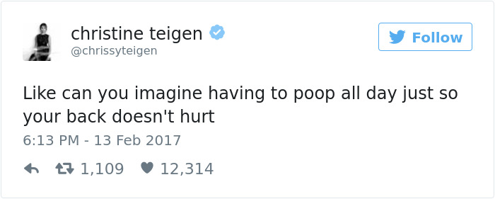 Christine Teigen Tweets
