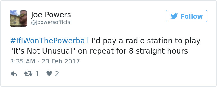 If I Won The Powerball