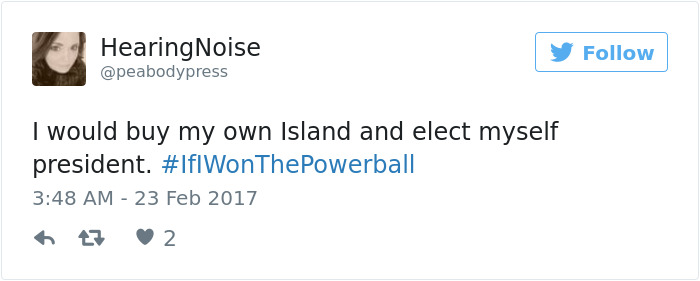 If I Won The Powerball