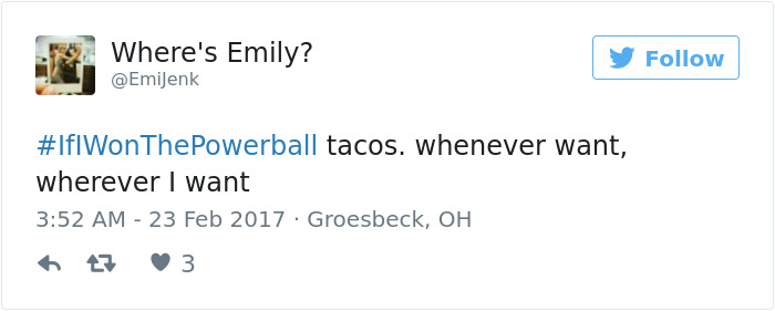 If I Won The Powerball