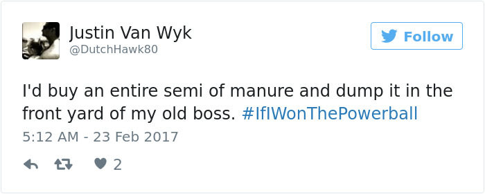 If I Won The Powerball