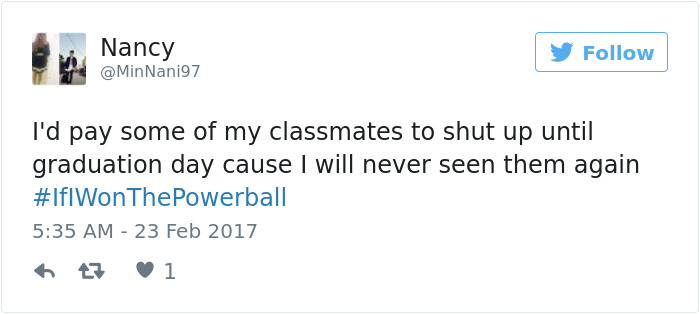 If I Won The Powerball