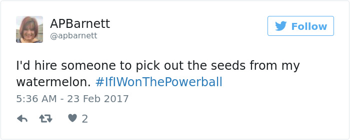 If I Won The Powerball