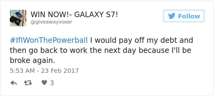 If I Won The Powerball