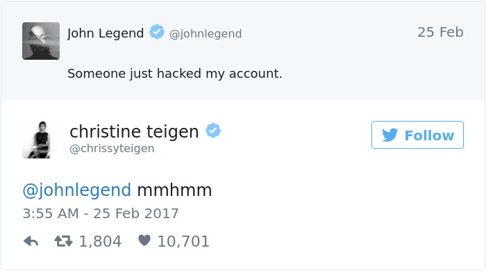 Christine Teigen Tweets