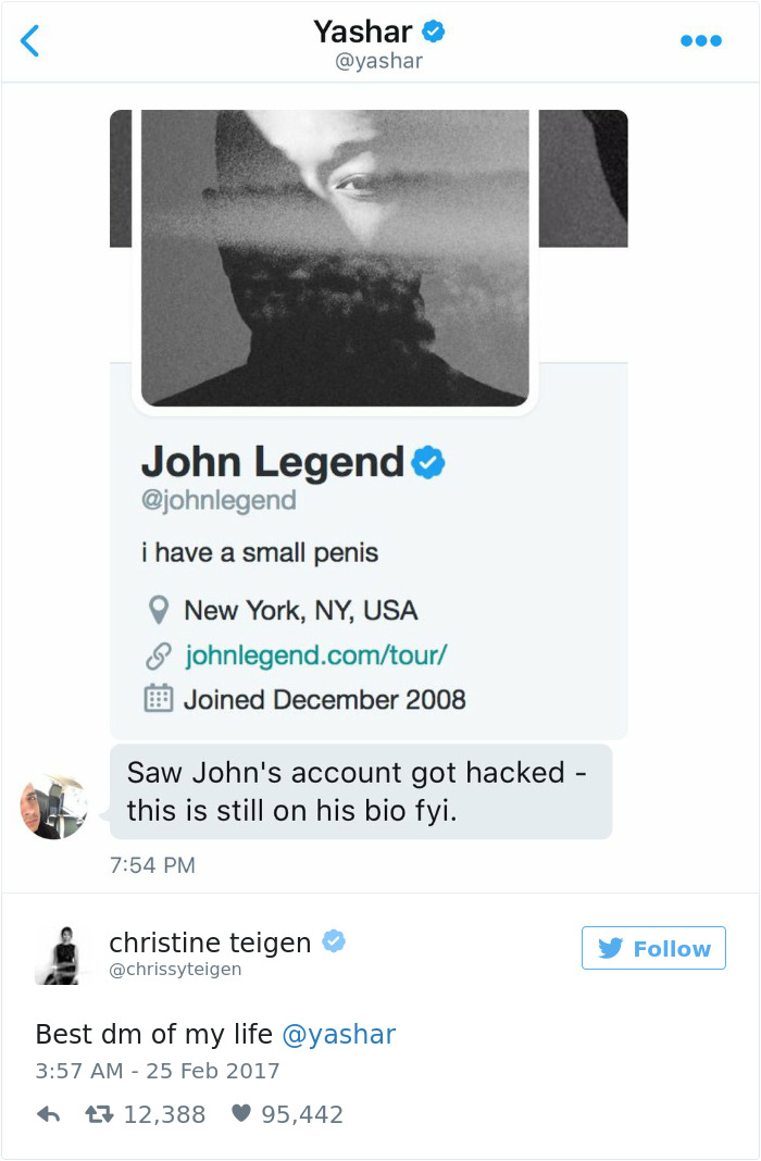 Christine Teigen Tweets