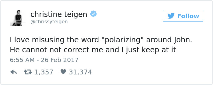 Christine Teigen Tweets