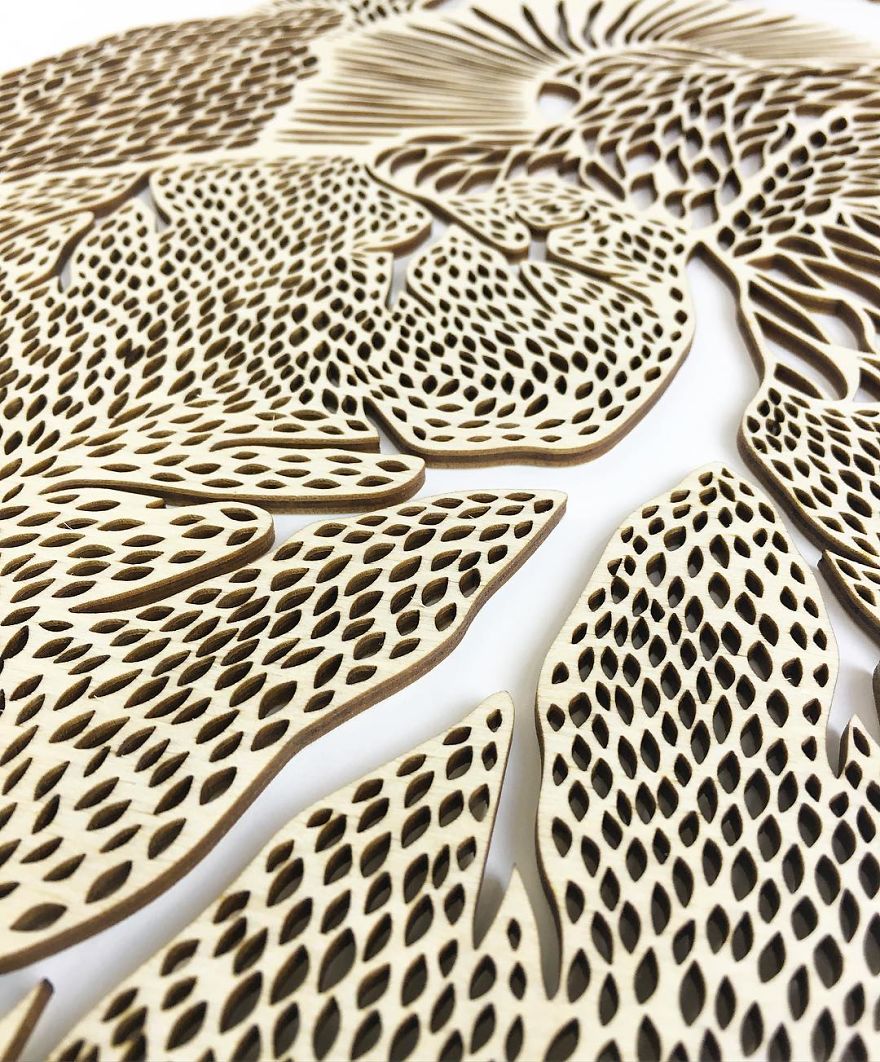 I Hand-Cut Anatomical Organs Out Of Paper I Hand-Cut Anatomical Organs Out Of Paper