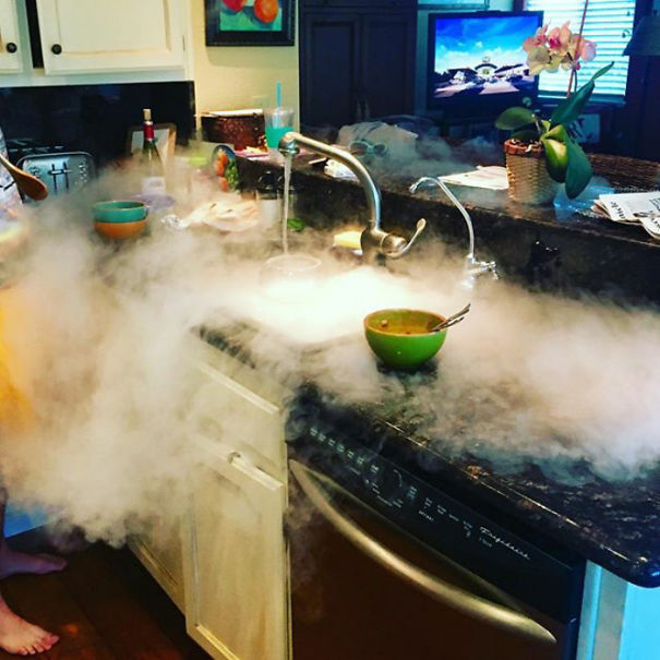 We Accidentally Dropped Dry Ice In The Sink