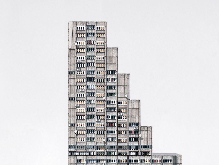 Brutal Charm Of Soviet Architecture That You Can Now Fold Out Of Paper