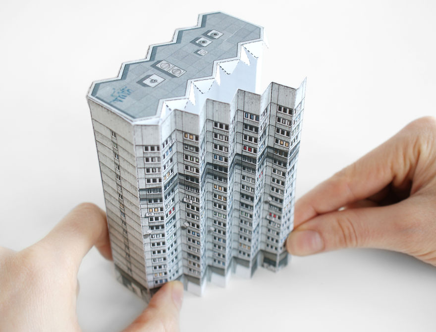 Brutal Charm Of Soviet Architecture That You Can Now Fold Out Of Paper