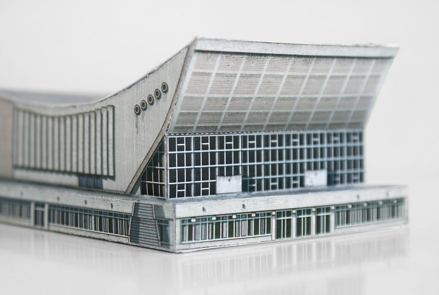 Brutal Charm Of Soviet Architecture That You Can Now Fold Out Of Paper Brutal Charm Of Soviet Architecture That You Can Now Fold Out Of Paper