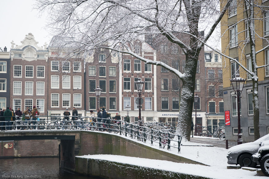 I Photographed Amsterdam Looking Like A Fairy Tale After A Snowfall