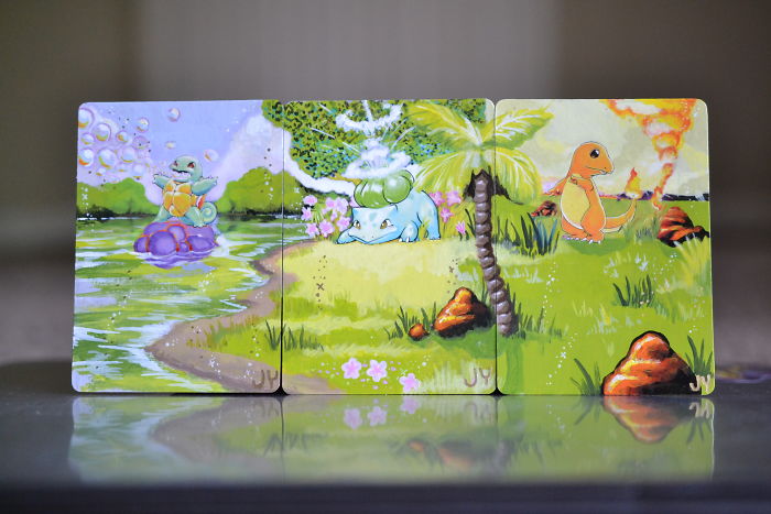 I Bring Old Pokemon Cards Back To Life By Repainting Them