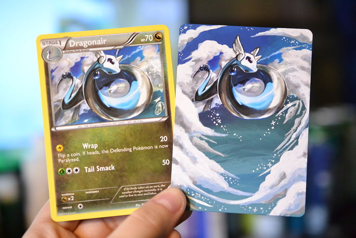 I Bring Old Pokemon Cards Back To Life By Repainting Them