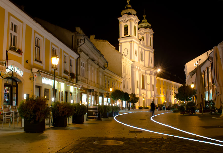 I Photographed My Hungarian Hometown At Night