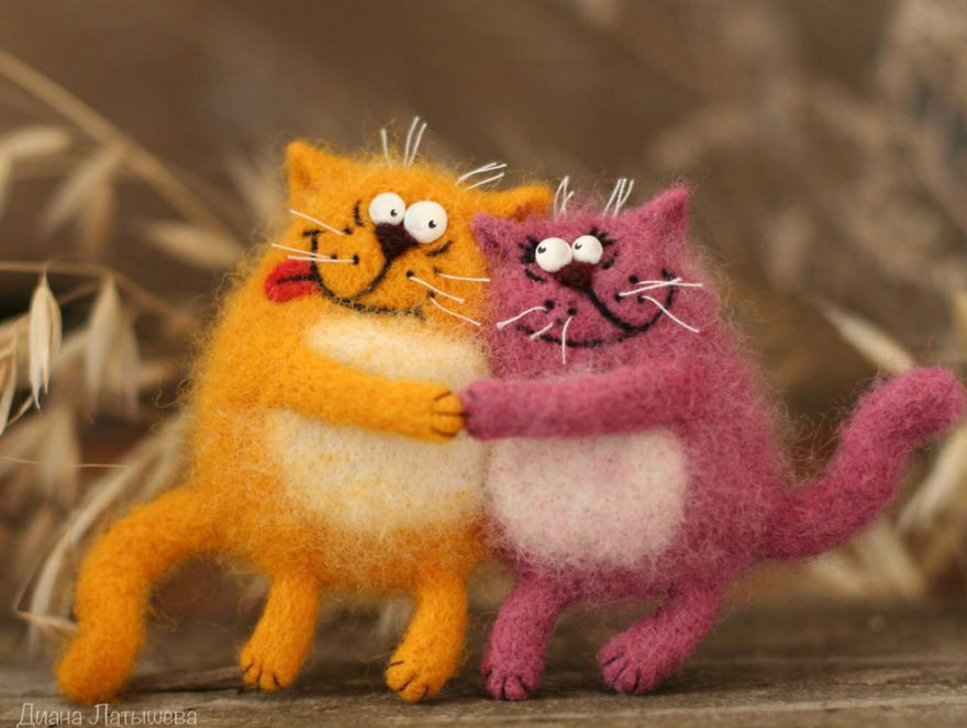Funny Felted Toys By Diana Latysheva Will Boost Your Spirits At First Glance