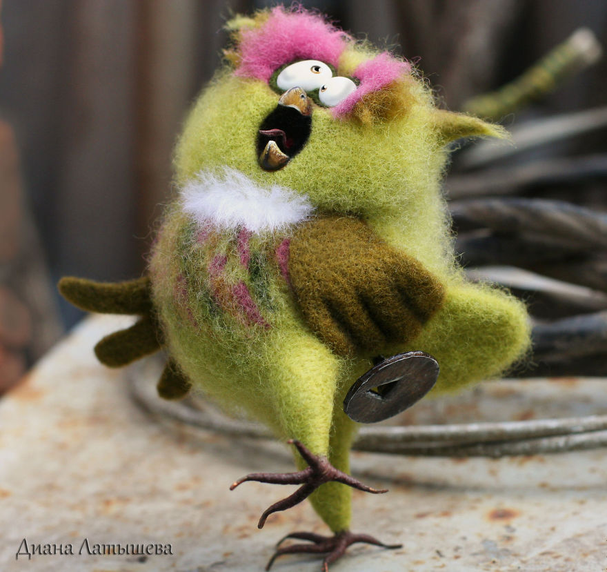 Funny Felted Toys By Diana Latysheva Will Boost Your Spirits At First Glance