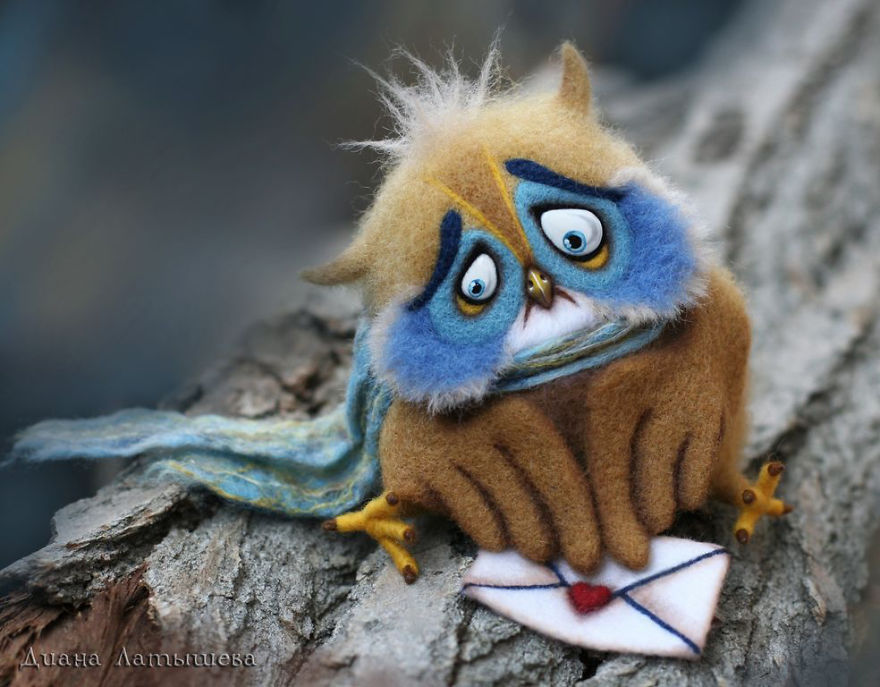 Funny Felted Toys By Diana Latysheva Will Boost Your Spirits At First Glance