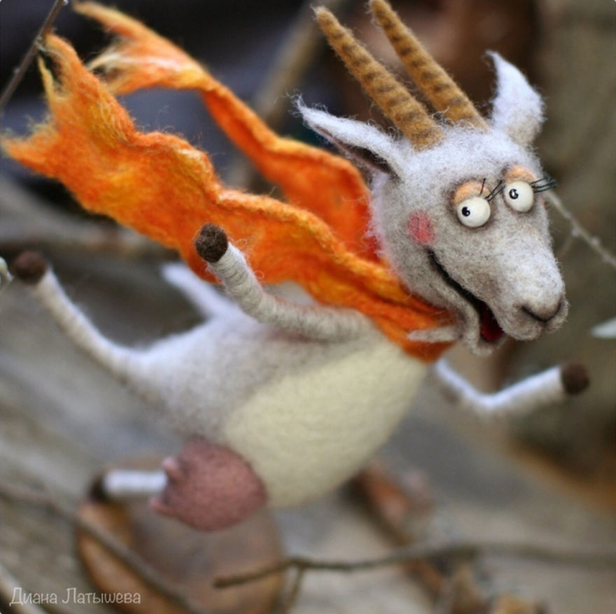 Funny Felted Toys By Diana Latysheva Will Boost Your Spirits At First Glance