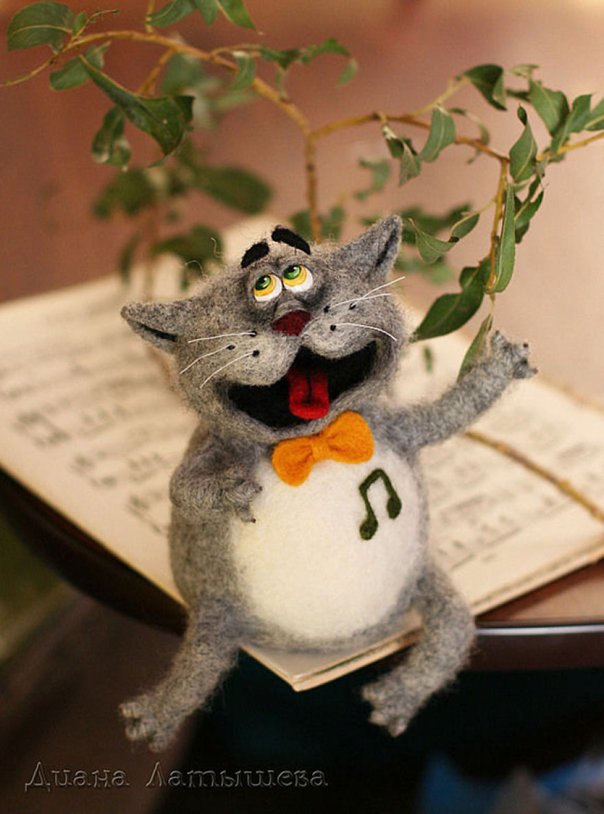 Funny Felted Toys By Diana Latysheva Will Boost Your Spirits At First Glance
