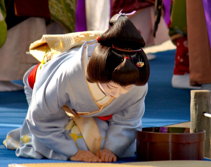 Geisha Tea Ceremony In Kyoto
