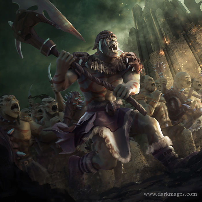 Great Illustrations From Dark Mages Card Game