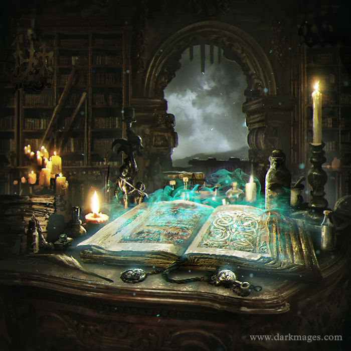 Great Illustrations From Dark Mages Card Game