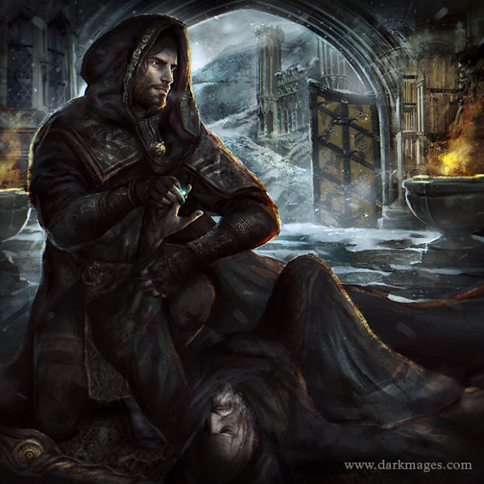 Great Illustrations From Dark Mages Card Game