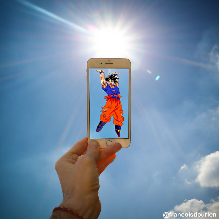 I Insert Iconic Characters Into Real Life Situations Using My Iphone